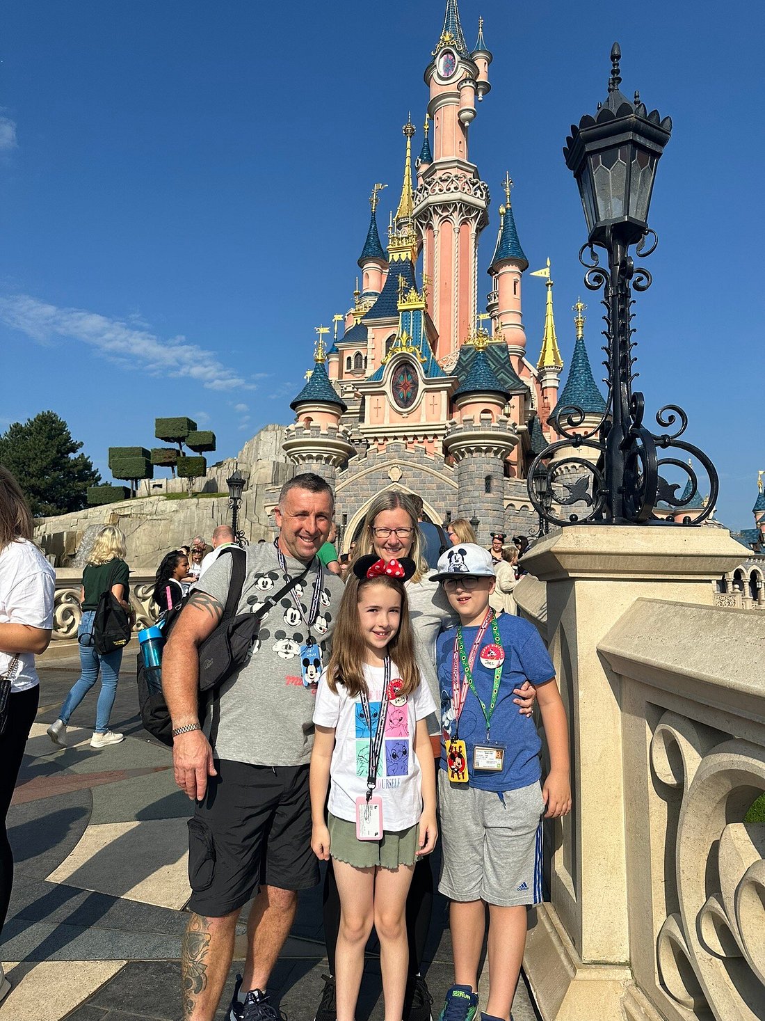 Arrival at Disneyland Paris